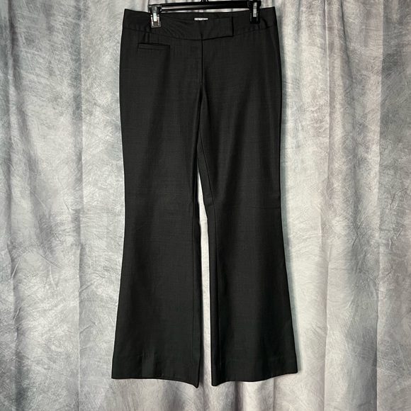 JWE Designs Dark Gray Adjustable Waist Trouser Dress Pants - Picture 1 of 9